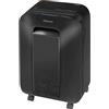 Fellowes distruggi documenti a miniframmento LX200, 12 fogli, per casa e piccolo ufficio, uso personale, cestino da 22 litri, distruggidocumenti con tecnologia Intellibar e Safesense, nero