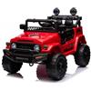 Piston Car Macchina Elettrica per Bambini Toyota Cruiser Rossa Auto a Batteria 12 V