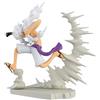 Banpresto BP89377P Action Figure Monkey D. Luffy Gear5 One Piece, Senkozekkei, 7 cm, Multicolore