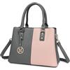 Miss Lulu Borsa da Donna Bugatti Elegante Spalla PU Pelle con tracolla rimovibile, Borsa Delle Signore Di Sacchetto con Blocco del Colore, Tote Shopper Bag Borsetta Grande Lavoro Satchel