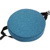 Xpnit Cuscini antiscivolo rotondi per sedie, spessi cuscini per sedie da pranzo, rotondi, per casa e giardino (30 x 30 x 8 cm, blu A)