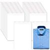 LucyStudio Buste Trasparenti Adesivo 100 Pezzi 30x46cm Sacchetti in Cellophan Autoadesivi 50µm Sacchettini Cellophane OPP Plastica con Abbigliamento per T-shirt Pantaloni A3 A4 (6 Misure a Scelta)