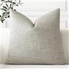 Artscope 1 Pezzi Federe per Cuscini in Finto Lino Minimalista Copricuscini Decorativo per Domestica Soggiorno Camera da Letto Divano 55x55cm, Kaki