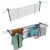 foxydry Stendino da Balcone Ribaltabile, Stendibiancheria da Ringhiera Esterno Resistente in Acciaio inox e alluminio Duo, per terrazzi, balconi e ringhiere - Lunghezza 162 cm (Antracite, 162 cm)