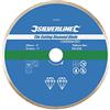 Silverline, Disco diamantato da taglio per piastrelle 200 x 25,4 mm - 918528