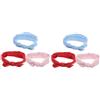 Abaodam 6 Pz Fascia per fascia elastica con fiocco copricapo con fiocco da ragazza fascia per neonati hair pin hair clips fascia neonato in tessuto fascia elastica per neonato