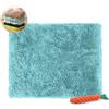 FANSU Cuscino per Cani Gatti, Autunno e Inverno Cuscino Cani, Lavabile Materassino Cane, Cucce per Cani da Interno Caldo Soffice e Morbida Cuccie per Gatti (Blu Turchese,70x100CM)