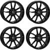 Rial 4x Cerchi Rial X12 8.0Jx19 ET45 5x112 diamant-schwarz compatibile con VOLKSWAGEN Beetle Caddy E-Golf EOS Golf ID.3 ID.4 Jetta Passat Ph