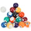 Keenso Palline da biliardo da biliardo, 16 pezzi 32mm Palline da biliardo da biliardo in resina ecologica in resina di poliestere Set di palline da biliardo Set Mini Palline da biliardo Giocattolo Tavolo da