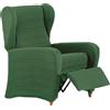ECOMMERC3 | Fodera per poltrona relax elastica in jacquard - Fodera per poltrona a orecchio verde regolazione, traspirante e anti usura, facile da mettere e rimuovere, design stile tappezzato