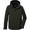 killtec Uomo Giacca funzionale/giubbotto da esterno con cappuccio senza zip KOW 4 MN JCKT, ebenholz, M, 41843-000