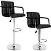 TecTake Sgabelli da Bar Moderni Sgabello Design Cucina Sedia Regolabile - Modelli Differenti - (2X Harald | No.401572)