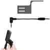 Hsupez Supporto e microfono invisibili, Cold Shoe per accessori Insta360 X4, compatibile con Insta360 X3 / One RS 1inch / One X2 per supporto microfono RODE Wireless GO