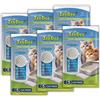 ZeoDeo - Tappetini igienici per la lettiera del gatto 30 pezzi (6 pack* 5 pcs.) Utilizzare i solo ZeoDeo - Pellet di lettiera per gatti con zeolite naturale per sistemi di lettiera per gatti