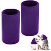 XNIVUIS 2 Pezzi Snood per Cani e Orecchie da Cane, Scaldacollo per Gattino, Scaldaorecchie per Il Comfort Bagno Anti Ansia Toelettatura Riduzione del Rumore Collo, Felpa con Cappuccio, S, (Viola)