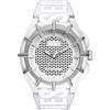 Diesel Orologio Analogico al Quarzo Uomo con Cinturino in Plastica DZ4664, Bianco