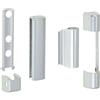 Ante bellum Siegenia SI Aubi Favorit: set di coperture per cerniere in PVC per finestre in plastica e porte in PVC (argento)