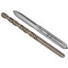CoCud Maschio e Trapano Punta Set, M6 x 1.25 Maschio Filo 4.7mm Trapano Diametro, Sinistra Mano Metrico Macchina Vite Maschio & Torsione Trapano Punta Foratura Maschiatura, 1-Set