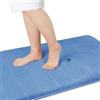 Yimobra Tappetino da bagno antiscivolo, 92 x 61 cm, super assorbimento d'acqua, spesso, lavabile in lavatrice, facile da asciugare, tappetino per bagno - Blu