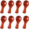 NQEUEPN 8 Cucchiaini di Legno Piccoli, Mini Cucchiai di Legno Mini Cucchiaini per Condimenti Cucchiaini Minuscoli Utensili da Portata in Legno per Spezie Salse Zucchero Miele