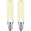TRIJZHOU Confezione da 2 lampadine a LED E14, 1160 lm, 8 W, sostituisce lampadine a incandescenza da 100 W, 120 W, colore bianco freddo, 6000 K, AC 95 - 265 V