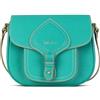 Kate Lee sac en Cuir Porté Bandoulière Petite Gibeciere Emelyne Vert d'Eau, Borsa in Pelle Donna, Verde Acqua
