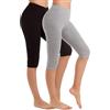 Vinconie 3/4 Pantaloncini Short Leggings Donna Pantaloncini Sotto Vestiti