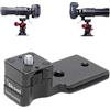 iShoot Supporto per treppiedi in metallo con attacco per treppiede, compatibile con Panasonic Leica DG Vario-Elmar 100-400 mm f/4-6.3 ASPH Power OIS, supporto per obiettivo con piastra QR Arca Fit
