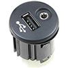 WXZOS Adattatore multimediale USB ausiliario jack presa 28023-BH00A per Nissan 2011-13 Juke Qashqai XTrail Micra NV200 USB AUX (non per tutti i modelli di queste serie)