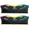 TEAMGROUP Team Group DELTA D564GB 6000-38 RGB bk K2 TEM, 64 GB, 2 x 32 GB, DDR5, 6000 MHz, 288-pin DIMM