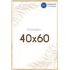 Wackadoo Cornice portafoto 40 x 60 cm, colore naturale, cornice portafoto con vetro in legno italiano
