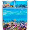 Caleffi Oceano by Carmassi Lenzuola Copriletto, Cotone, Unica, Matrimoniale, 1005659, Sogni di Viaggio
