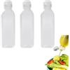 Ceeyoll 3 Pezzi Bottiglia Squeeze di Plastica 300ml Oliera Plastica Spremere Il Flacone Erogatore Di Condimenti Bottiglie Di Plastica Da Spremere Adatto Per Ketchup Salsa Piccante