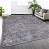 Oxford Homeware Tappeti Soggiorno - Tappeti Grigi per Camera da Letto Grandi 80x150 cm - Tappeto Moderno Morbido Antiscivolo Tappeti Lavabili per Comodino