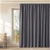 KGORGE Tenda Oscurante da Interno 1 Pezzo L 300 x A 240 CM Tende Termiche per Soggiorno con Fettuccia Curtain Camera da Letto Divisione della Stanza, Grigio