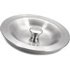 QUARKZMAN 90mm x 12mm Cucina Lavello Tappo Coperchi x 1 Pezzo Acciaio Inox Coperchio Scarico per cestello lavello cucina