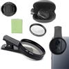 QGGTQG Filtro CPL Universale 52 mm Con Clip per Fotocamera Cellulare - Polarizzatore per iPhone, Samsung, Android