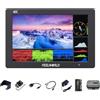 FEELWORLD T7PLUS Monitor da campo per DSLR da 7 Pollici con batteria F550 da 2200 mAh Full HD Focus Video Assist 1920x1200 IPS con 4K HDMI Input Output