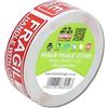 Double Dragon, 500 Etichette Fragile 1x 3 (25mm x 76mm), Fragile Maneggiare con Cura, Etichette di Avvertimento per Spedizioni e Imballaggi, 1x 3