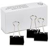 Amazon Basics Graffette Binder, medie, confezione da 8 (12 clip per confezione), Nero