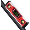 RISEPRO Goniometro e livello magnetico digitale - RISEPRO 10 pollici Inclinometro a bolle elettroniche protette IP54, mirino angolare, indicatore con ampio display VA e base con scanalatura a V DL135N