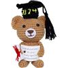 MOPQMKT Orso Della Laurea 2024 Giocattoli per Animali da Laurea Orsetto da Esame Orsetto di Lavoro a Maglia con Diploma e Cappello da Dottore Regalo di Laurea per le Celebrazioni dall'asilo al Colleg…