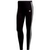 Nike Adidas Three Stripes, Leggings Sportivi Donna, Nero (Black Black), 44 (Taglia Produttore:44)