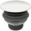 KALDEWEI Universal piletta a scarico libero 3904, 905800000711, 3904 Universal; MIENA; CENTRO bianco opaco [Rubinetteria Bagno > Sistemi di Scarico]