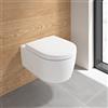 Villeroy & Boch Embrace WC sospeso con DirectFlush, 5C24R0RW+8M57S1RW, Embrace stone white [WC > WC Sospesi]