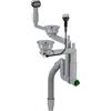 evineo enoova m10 set scarico per lavello da cucina in acciaio inox con una vasca e vaschetta secondaria, incluso controllo remoto dello scarico, EV1002, m10 acciaio inox satinato lucido [Lavelli da Cucina > Accessori per Lavelli da Cucina]