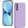 YUXING Silicone Cover per Samsung Galaxy A25 5G - Moda Modello Carino Custodia Design Sottile Slim Cover Antiurto, Antiscivolo Elegante, Protezione Totale (Viola)