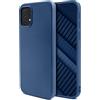 Moozy Lifestyle. Cover per Samsung A52s 5G e Samsung A52 Blu Notte - Custodia in Silicone Premium con Finitura Opaca e Fodera Morbida in Microfibra, Phone Case Cover Leggero
