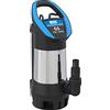 Güde 94679 - Pompa sommersa per la pulizia dell'acqua GS 750.1 INOX, con sensore regolabile in 4 posizioni, rivestimento in acciaio INOX, portata 15000 l/h, colore: nero, acciaio inossidabile, blu