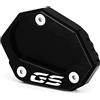 Modeer Per BMW F850GS Adventure F750GS 2018-2022 Moto Alluminio Cavalletto Pad Cavalletto Laterale Ingrandisci Estensione Pad F 850GS 750GS 850 750 GS ADV F850GSA Accessori (Nero)